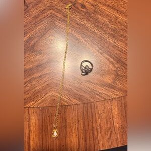 Gold Tone Pendant Necklace - Women Jewelry